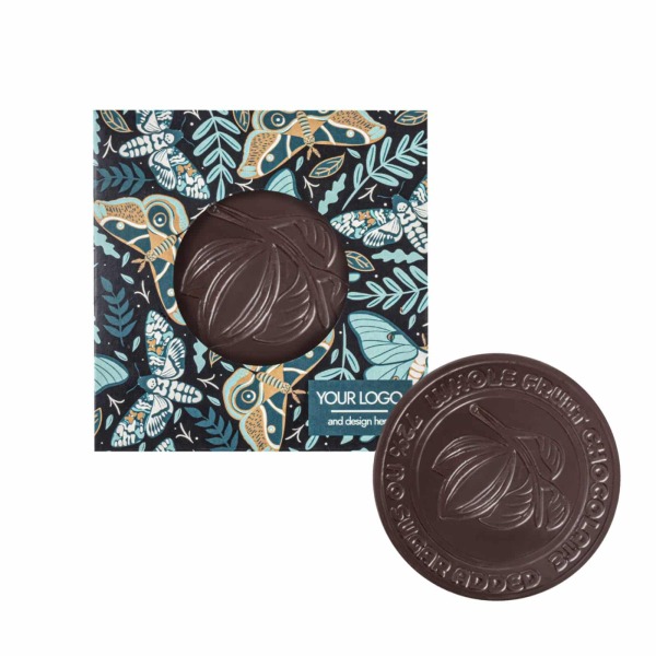 Chocolade medaille pure lijn 40 g