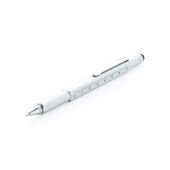 5-in-1 aluminium toolpen, grijs