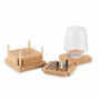 COASTGAME - 4-delig set onderzetters spel - Hout