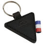 Sleutelhanger P02640F, Kunstleder, Zwart