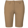 Dames chino bermudashorts Camel 34 FR