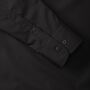 RUS Men LSL Tailored Polycot. Poplin Shirt, Black, 4XL