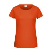 Ladies' Basic-T dark-orange S