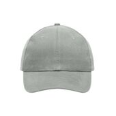 6 Panel Cap Heavy Cotton light-grey