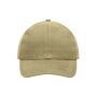 6 Panel Cap Heavy Cotton beige one size