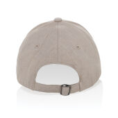 Milo AWARE™ recycled heather 6 paneel cap 200gr, gebroken wit