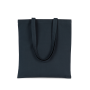 Shopper van canvaskatoen Navy One Size