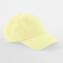 Low Profil pet met 6 panelen. Pastel lemon One Size