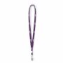 Polyester tubulaire keycord met metalen klem