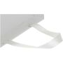 Smartfold papieren tas van 210 g/m² met lintgrepen en een glanzende laminaatlaag - 24 x 10 x 24 cm - Wit