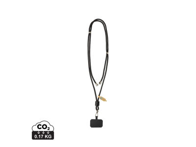 CarryLoop RCS rPET verstelbare lanyard met telefoonhouder