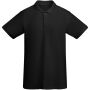 Prince biologisch katoenen herenpolo met korte mouwen - Zwart - 3XL