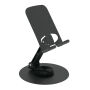 Inklapbare DESK MASTER telefoonhouder antraciet