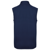 BODYWARMER IN TWEE STOFFEN Marl Grey / Sporty Navy 3XL