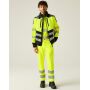 Hi-Vis X-Pro Hybrid Jacket - Black/Yellow - S