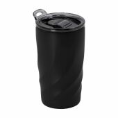BrandCharger reisbeker Vortex Calix Ceramica | 400 ml - zwart