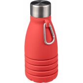 Siliconen opvouwbare drinkfles Erin 550 ml rood