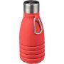 Siliconen opvouwbare drinkfles Erin 550 ml rood