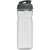 H2O Active® Base 650 ml sportfles met flipcapdeksel - Transparent/Grijs