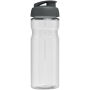 H2O Active® Base 650 ml sportfles met flipcapdeksel - Transparant/Grijs