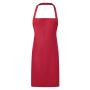 Essential Bib Apron, Red, ONE, Premier