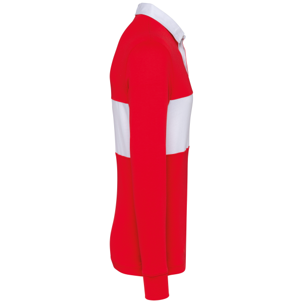 Rugbypolo met lange mouwen Sporty Red / White 5XL Rugbypolo met lange mouwen Sporty Red / White 5XL