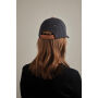 VINGA Bosler AWARE™ recycled canvas cap, zwart