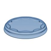 transparent deep blue