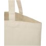 Madras Blend draagtas van 140 g/m² GRS gerecycled katoen 7 l - Natuur