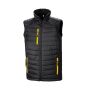 BLACK COMPASS GEWATTEERDE SOFTSHELL BODYWARMER Black/Yellow L