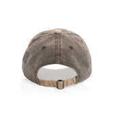 BEAU AWARE™ Washed 6 panel 270gsm cotton twill two tone cap, bruin BEAU AWARE™ Washed 6 panel 270gsm cotton twill two tone cap, bruin