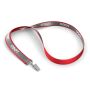 Polyester keycord met reflecterende overlay Polyester keycord met reflecterende overlay