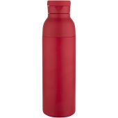 Illuminate 650 ml RCS gerecyclede roestvrijstalen dubbelwandige geïsoleerde waterfles - Rood Illuminate 650 ml RCS gerecyclede roestvrijstalen dubbelwandige geïsoleerde waterfles - Rood