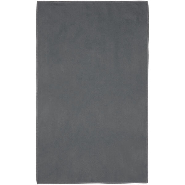 Pieter GRS ultralichte en sneldrogende handdoek 30 x 50 cm - Grijs