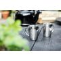 Gerecycled RVS dubbelwandige mokken Naya zilver