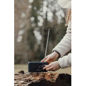 Nordic Drift Titan IPX4 multifunctionele noodradio 4000mAh, zwart