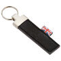 Sleutelhanger P02599F, Kunstleder, Zwart