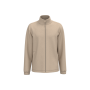Verstelbaar fleecevest met elastische mouwboorden Light Sand 6XL