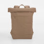 Simplicity Roll-Top Backpack - Hazelnut - One Size