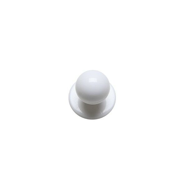 Buttons White , 12 Pieces / Pack