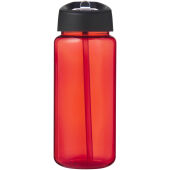 H2O Active® Octave Tritan™  600 ml sportfles met tuitdeksel - Rood/Zwart