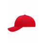 6 Panel Sport Mesh Cap red one size