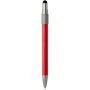 Rill RCS gerecycleerde balpen met stylus en fidget spinner (zwarte inkt) - Rood