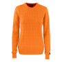 *Blakely knitted sweater dames he. oranje 3xl