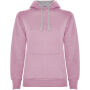 Urban hoodie voor dames - Lichtroze/Gemêleerd grijs - roly-S Urban hoodie voor dames - Lichtroze/Gemêleerd grijs - roly-S