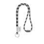 Polyester 2-kleurige koord-lanyard met full color label