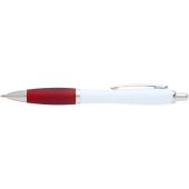 Nash balpen van gerecycled plastic (blauwe inkt) - Rood