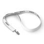Polyester lanyard met reflecterende draden