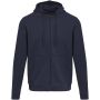 Jasper 280 g/m² OCS organic recycled unisex full zip hoodie - Navy - 3XL