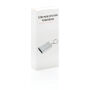 1.000 mAh sleutelhanger powerbank, zilver